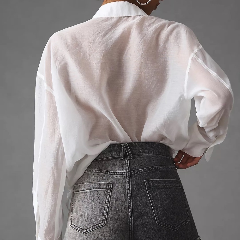 Anthropologie Pilcro Signature High-Rise Shorts Size 28 EUC - Picture 3 of 8
